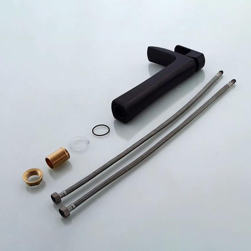 Basin Faucets Waterfall Bathroom Faucet Single Handle Basin Mixer Tap Bath Antique Faucet Brass Sink Water Crane Silver 8788