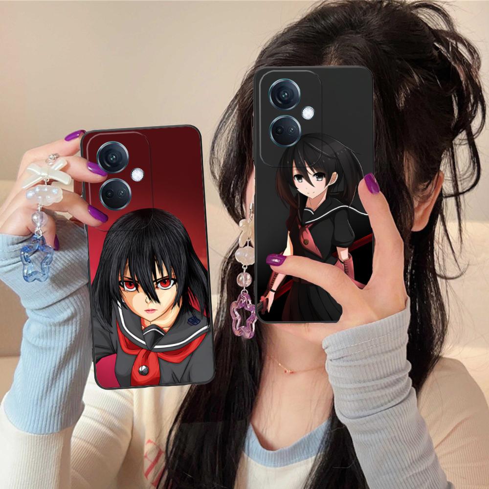Матовый чехол из ТПУ Akame Kurome для мобильного телефона OPPO Reno 14 13 12 11 10 9 8 7 6 5 F T Pro 5G, цветная печать