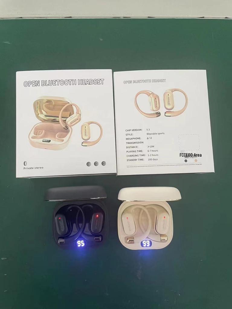 OWS08 Открытого типа Беспроводные Bluetooth-наушники с зажимом и костной проводимостью