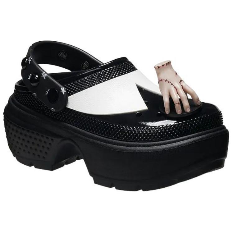 Wednesday X Crocs Stomp Clog Wednesday Addams Men Sneakers Black 210214-001