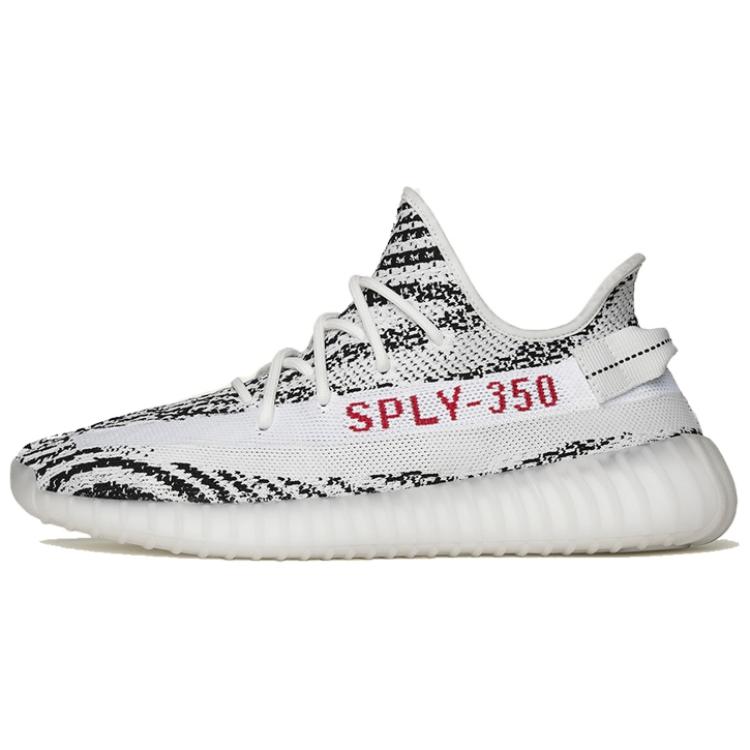 adidas Оригинальные Yeezy Boost 350 V2 Zebra Спортивные Удобные Прочные Нескользящие Низкие Повседневная Обувь Мужские кроссовки Белый Черный CP9654-2020