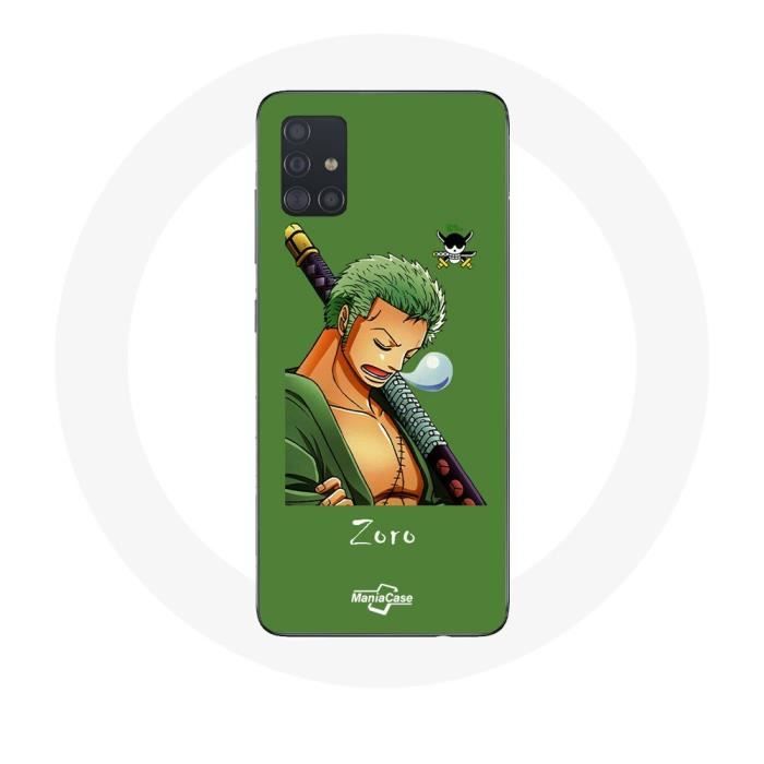 Coque pour Samsung Galaxy A71 One piece Manga Zoro epée