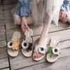 Fashion Woman Slippers Flowers Sandals Flops On Beach Shoes For Women Flip Slides Cheap Premium 2024 Luxury Liquidation Sale