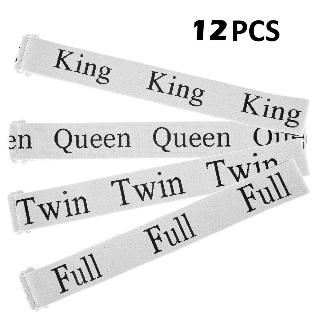 12 шт. Органайзер и хранение для простыней, эластичные ленты-этикетки, органайзеры для бельевого шкафа для складных простыней, наволочек