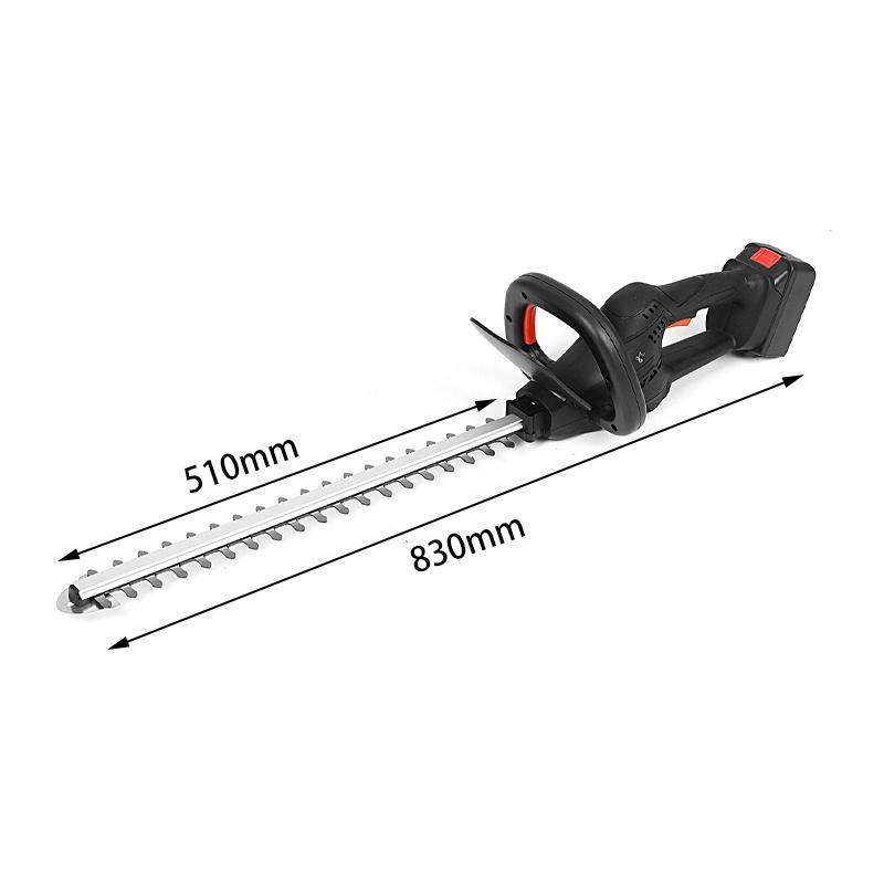 Brushless Cordless Electric Hedge Trimmer 1200w Dual Action Grass Trimmer Pruning Saw Garden Tools with 2PC 22900mah Battery