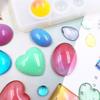 Силиконовая форма для литья эпоксидной смолы с драгоценными камнями для DIY, изготовления кристаллов, камней, ювелирных изделий, поделок