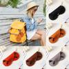 Litchi Glasses Bag PU Leather Sunglasses Pouch Portable Eyewear Holder  Travel