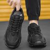 Мода 2025 Новая мужская спортивная обувь Модная сетчатая дышащая повседневная обувь Уличная удобная толстая подошва Нескользящие теннисные кроссовки