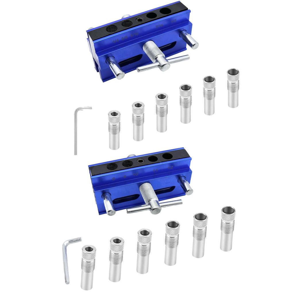 Woodworking Drill Jig Round Tube Drill Guide Professional Convenient Wood Post Drilling Holes Locator Self Centering Dowel Jig