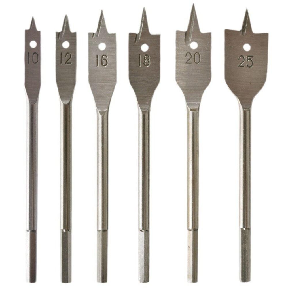 Durable Flat Drill High-carbon Steel Wood Flat Drills Woodworking Spade Drill Bits  Carpenters Bit