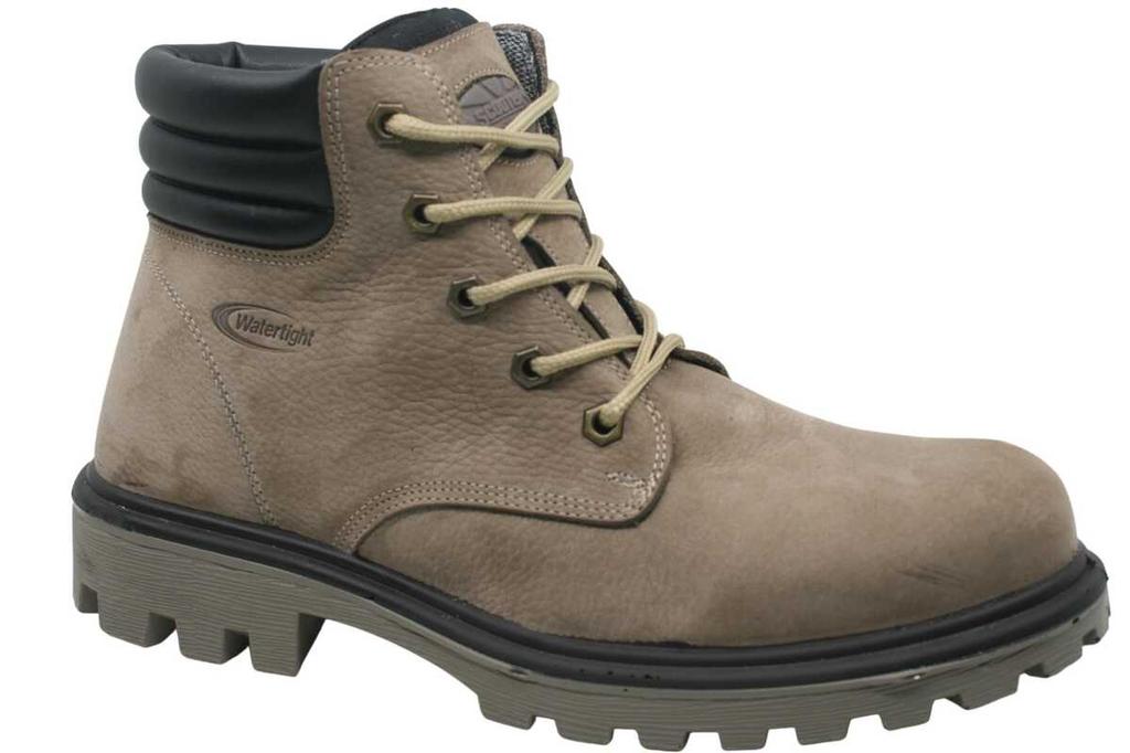 Водонепроницаемые мужские кожаные ботинки песочного цвета M7100NKU