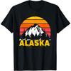 Ретро Аляска Горы _ Винтажная Аляскинская Футболка