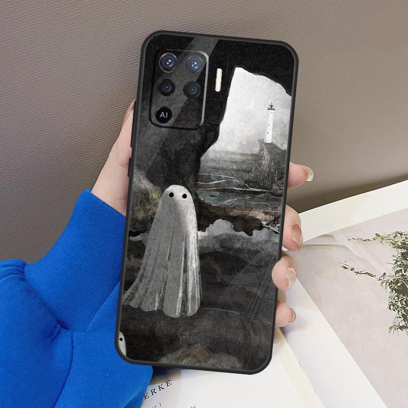 Призраки Забавный чехол для Oppo A78 A38 A18 A98 A58 A60 A80 A40 A96 A76 A16 A94 A74 A54 A15 A17 A57 A77 A5 Pro