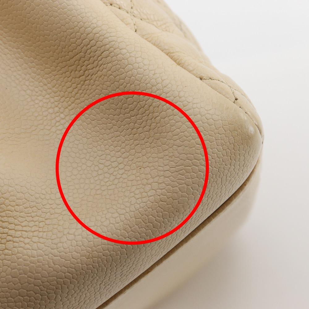 CHANEL Grand shopping tote Tote Bag A50995 GST Matelasse Chain Tote beige Caviar skin Women Used