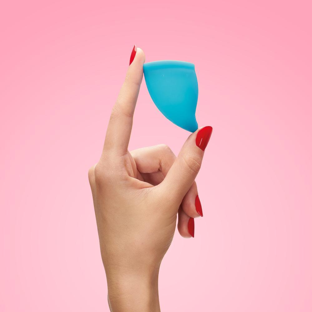 Fun Factory Fun Cup Size A Turquoise Menstrual Cup
