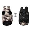 Reversible Camouflage Vest for Pomeranian & Bichon: Small Dog Winter Coat