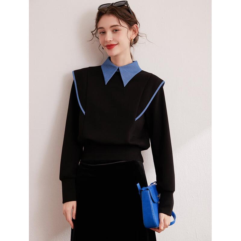 Женская толстовка-пуловер Bailuyu с цветными блоками и эффектом двухслойности