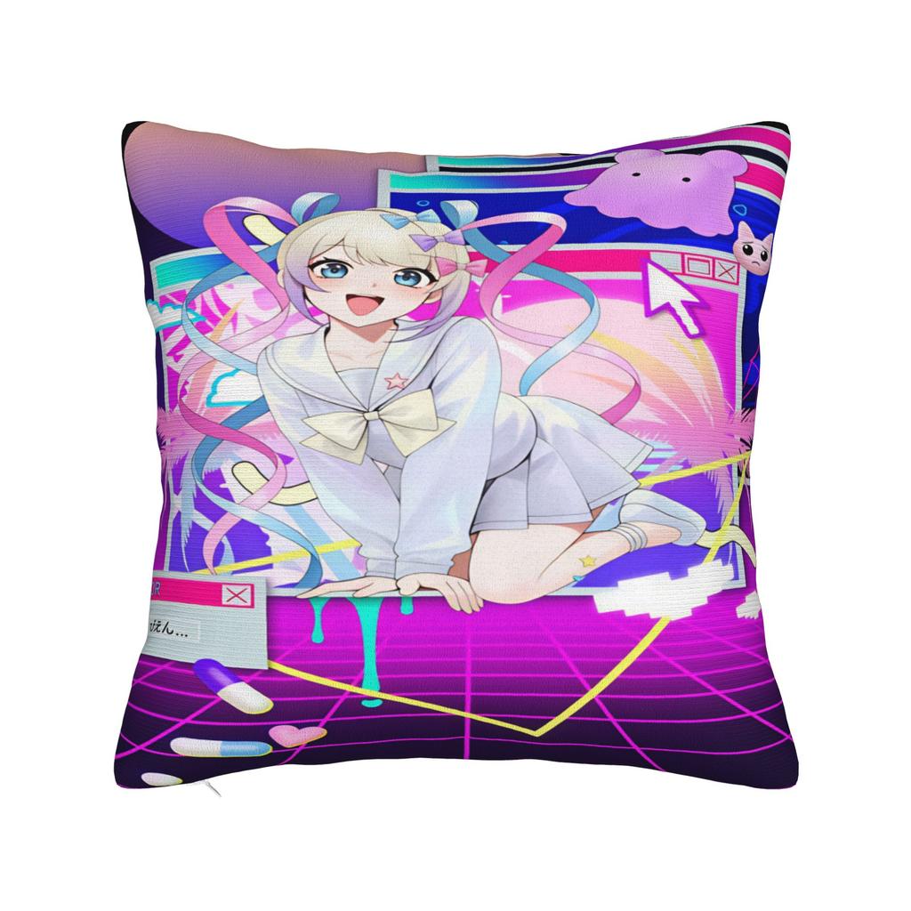 NNeedy Streamer OOverload KAngel Наволочка для подушки Индивидуальная наволочка для подушки Kawaii Наволочка для гостиной кровати стула