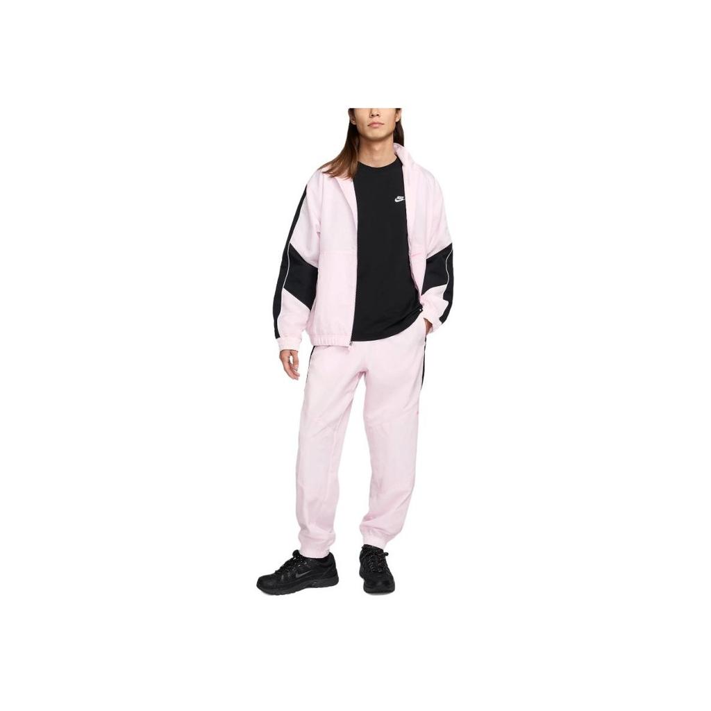 Nike Свободная футболка с коротким рукавом с вышитым логотипом и круглым вырезом, мужские топы, черные FV0376-010