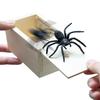 Trick Spider Funny Scare Box Wooden Hidden Box Quality Prank Wooden Scare Box Fun Game Prank Trick Friend Prank Toys Best Gift