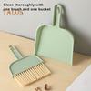 Small Broom with Dustpan Set with Handle Soft Bristles Handheld Countertop Mini Dust Pan with Broom Sweeper Set