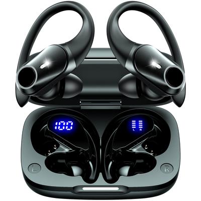 [Bluetooth 5.3 Наушники с Заушным Креплением] Беспроводные Bluetooth-наушники, Наушники, 40 часов воспроизведения, 13 мм драйверы, Качество звука Hi-Fi, Поддержка AAC, LED