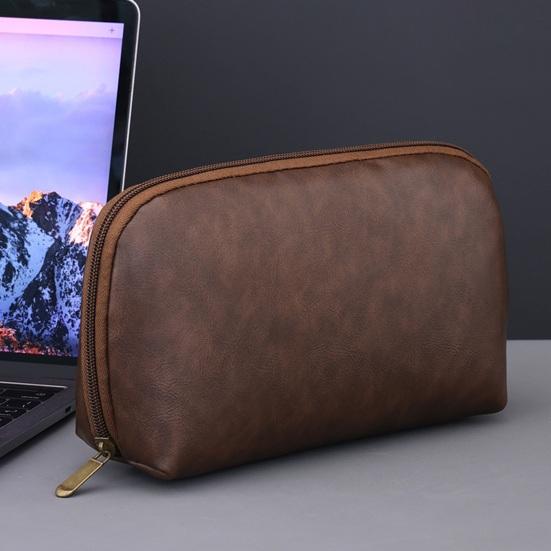 Сумка для электронных аксессуаров Многосекционный дорожный органайзер для технических аксессуаров Водонепроницаемый чехол из искусственной кожи