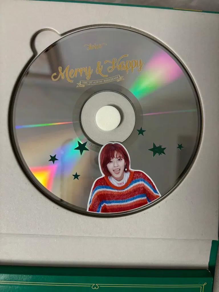 TWICE Merry & Happy Подписанный альбом Б/у