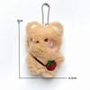 Mini Key Pendant Plush Stuffed Animals Toy Hobbies Bear Shaped Keychain
