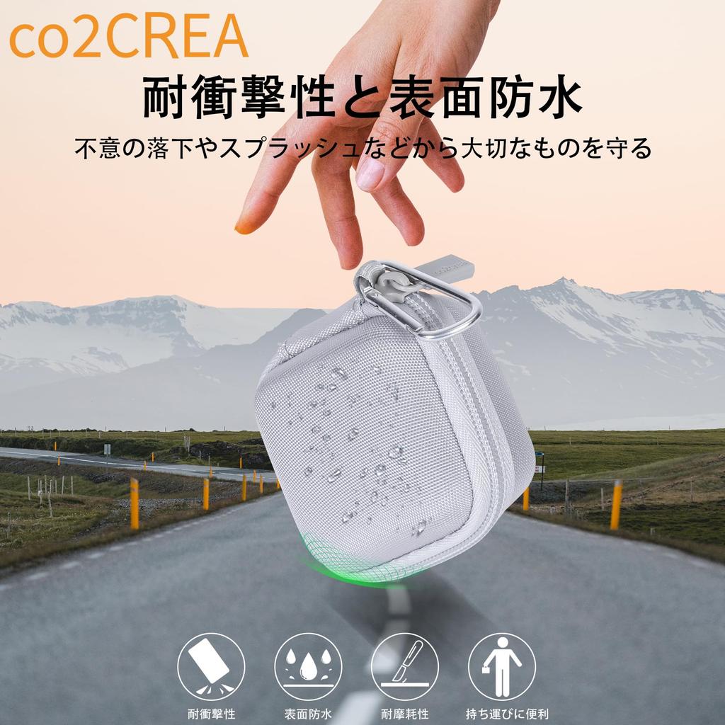 Наушники Storage Shokz OpenFit Open Ear, совместимые с беспроводными белыми [чехол co2CREA] 2/OpenFit Air/OpenFit Earphones, (Только случай)