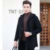 Autumn and Winter Double-sided Woolen Wool Coat Men's Mid-length Hooded Double-sided Woolen Windbreaker Men's Cashmere Coat Jacket