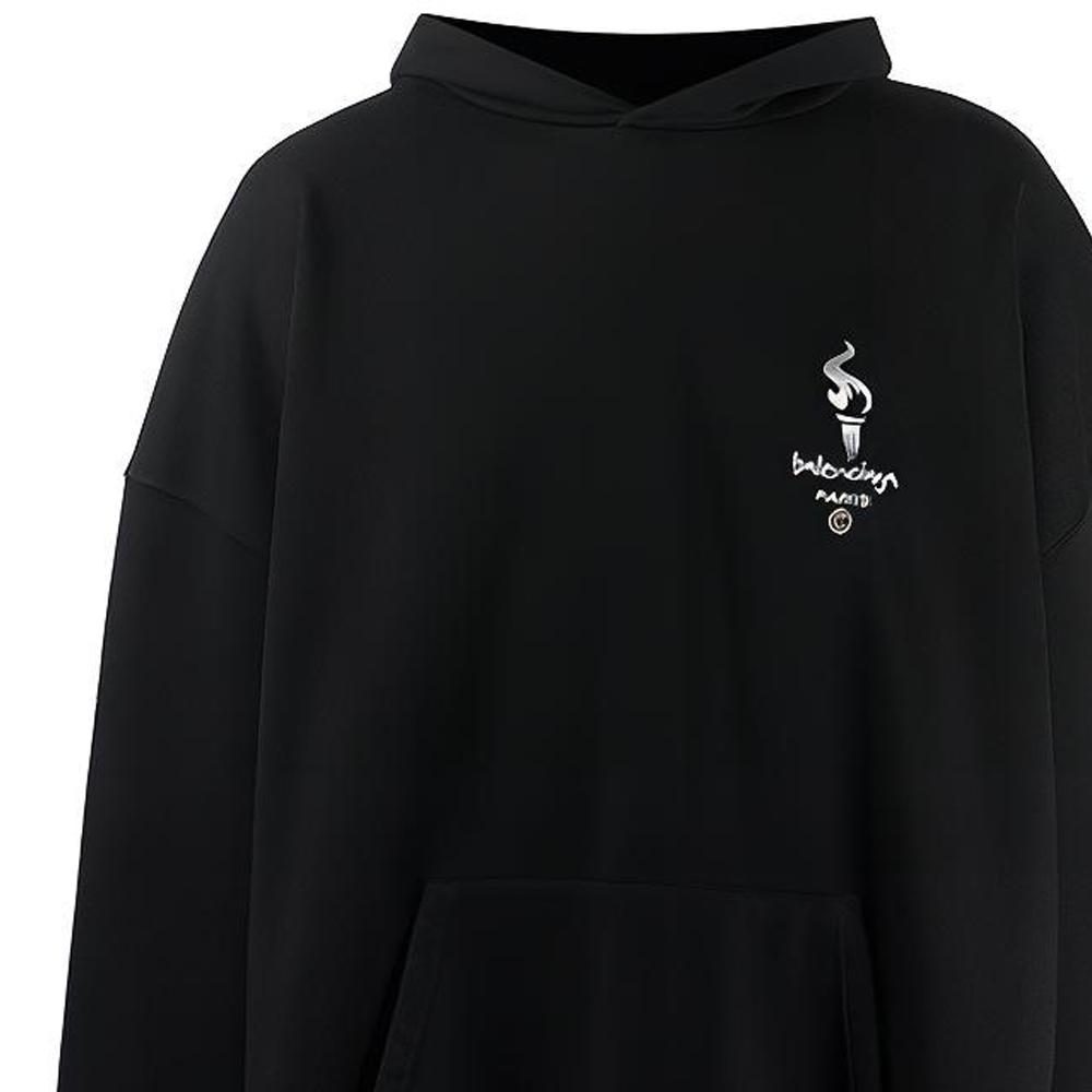 Balenciaga Толстовка Унисекс Черная 620973TIV451070