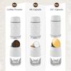 CAFELFFE 3-в-1 Портативная ручная эспрессо-кофемашина 18 бар Мини-кофеварка для горячего и холодного заваривания с прессом для молочной пены