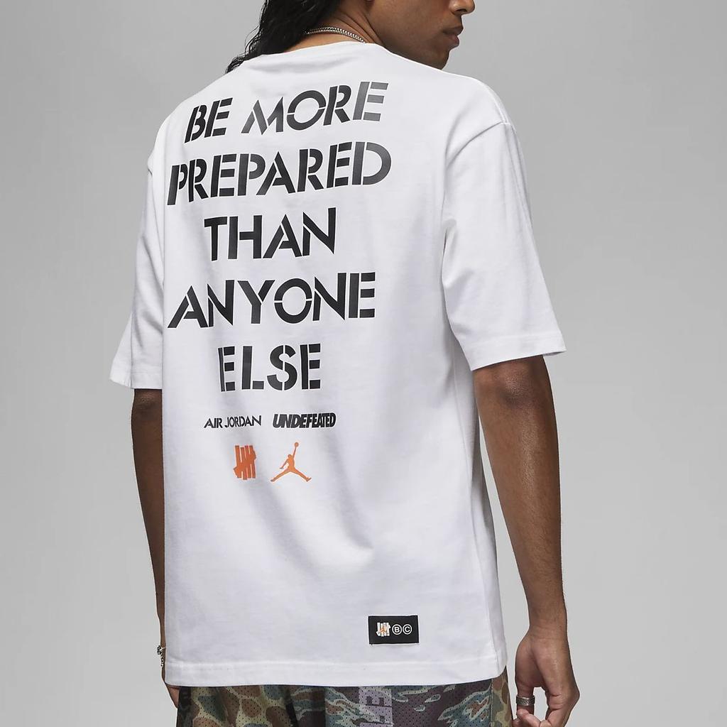 Air Jordan X UNDEFEATED Strikes T-Shirt White Men Tops DX4304-100