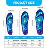 Magnetic Acupoint Massage Insole - Ergonomic Arch Support, Sweat Absorption and Odor Prevention, Soft and Elastic, Cutting Design, Muscle Tension