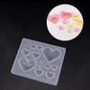 3D Love Heart Shape Silicone Mold Epoxy Resin Kitchen Cake Baking Decoration Chocolate Mold Diy Jewelry Earrings Pendant Tools