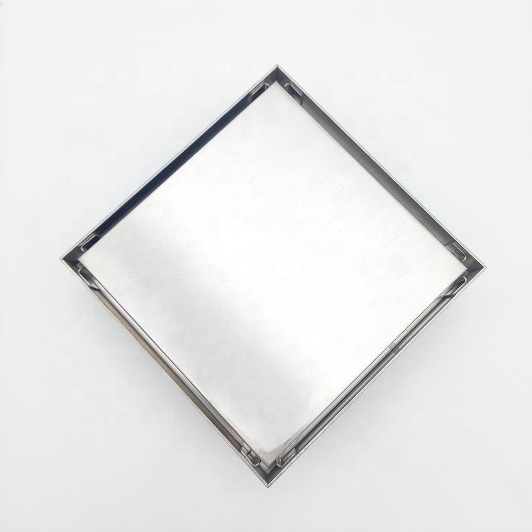 150 X 150mm Stainless Steel Auto-close 6 Inch Tile Insert Concealed Square Bathroom Drainage Hotel Shower Floor Drain