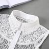 Breathable Fake Collar Pure Color Vintage Lace False Blouse Collar Fashionable Front Tie Detachable Collar Children's Wear