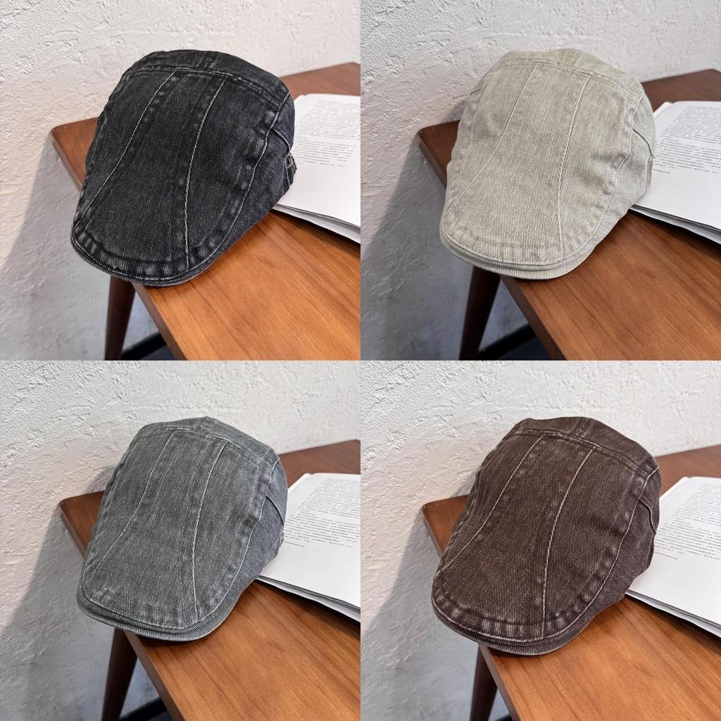 Хлопковый берет в стиле олдскул шик для женщин с козырьком и воздухопроницаемостью, идеально подходящий для повседневной носки