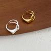 Simple Geometric Asymmetric Open Ring Female Fashion Index Ring
