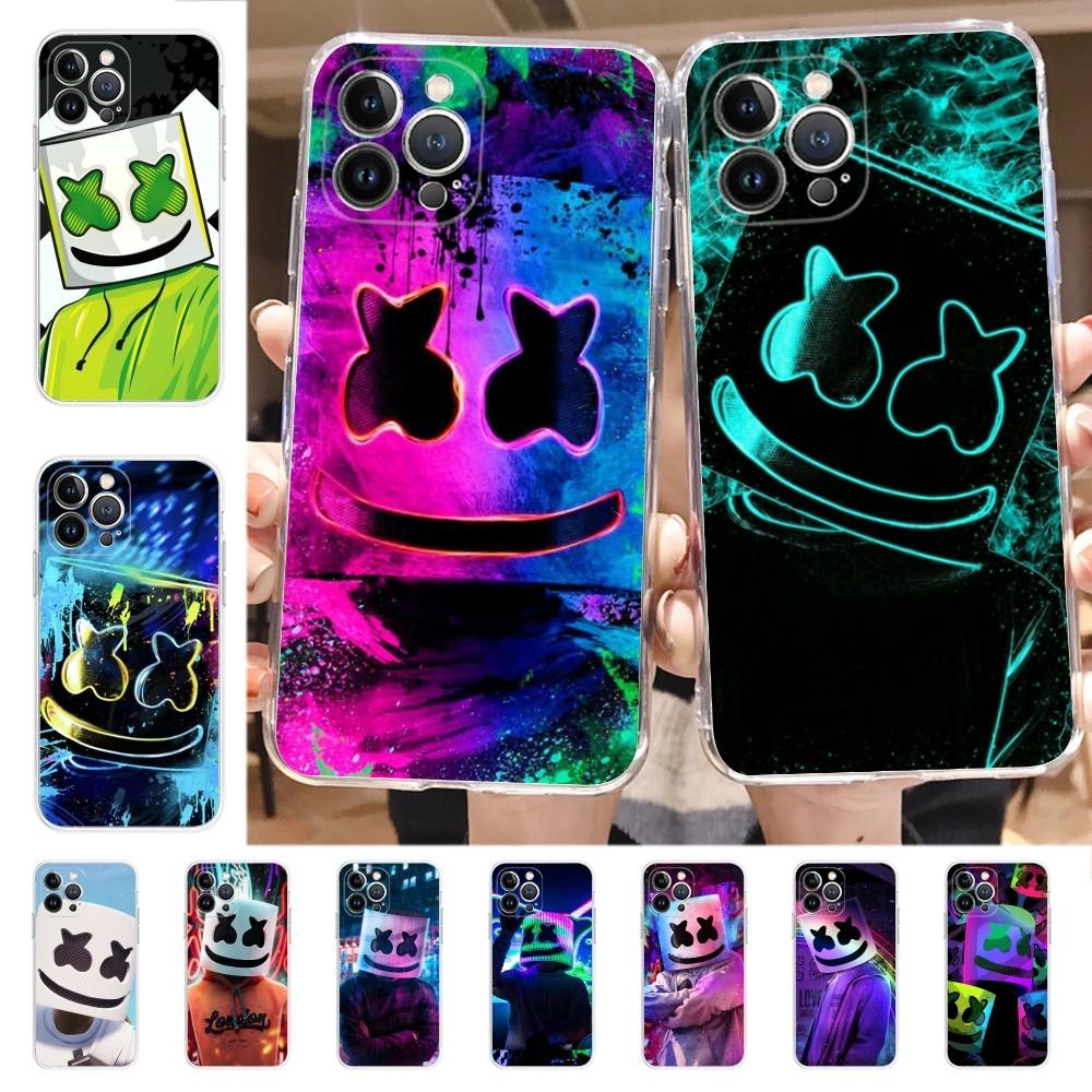 Чехол для телефона M-Marshmallowes Dj Faces для iPhone 16 15 8 7 6 6S Plus X SE XR XS 14 11 12 13 Mini Pro Max