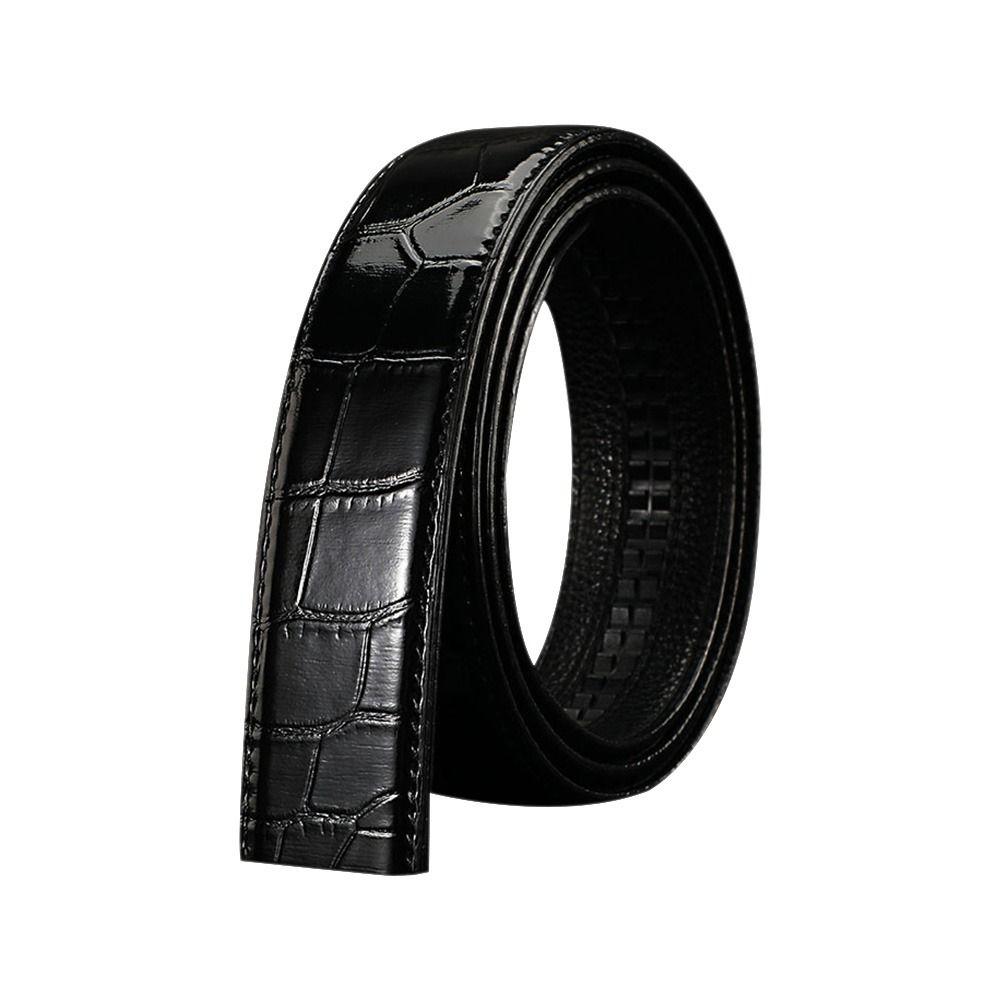 3,5 см пояс из натуральной кожи классический пояс с непористым узором под крокодила