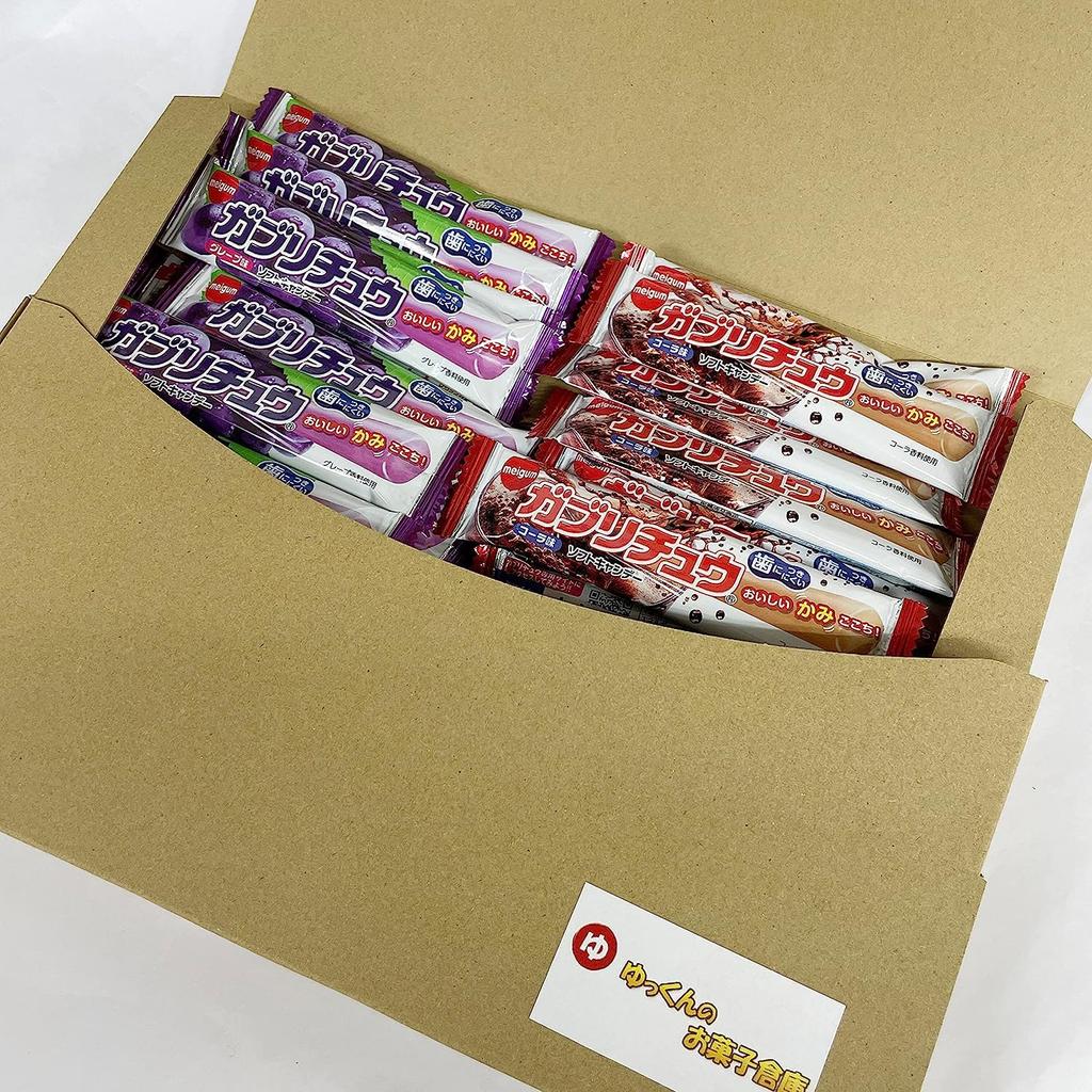 Meiji Chewing Gaburichu 1 бутылка x 40 пакетиков типы x 20 пакетиков Sweets Warehouse вкус 20 вкус колы 20 (2 каждый) Юккуна (Виноградные бутылки, бутылки)