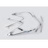Car Body Styling ABS Chrome Trim Tail Light Rear Back Frame Trim Lamp Cover Parts For Honda CRV CR-V 2017 2018