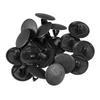 VekAuto 20 Pcs Compatible with Toyota and Lexus Food Retainer Clips Durable Plastic Black Insulated Retainer Clips