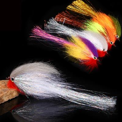 #4/0 Big Game Streamer Fly Приманка для ловли хищника в соленой и пресной воде 3D Fish Eyes Для форели, щуки, окуня, морских приманок