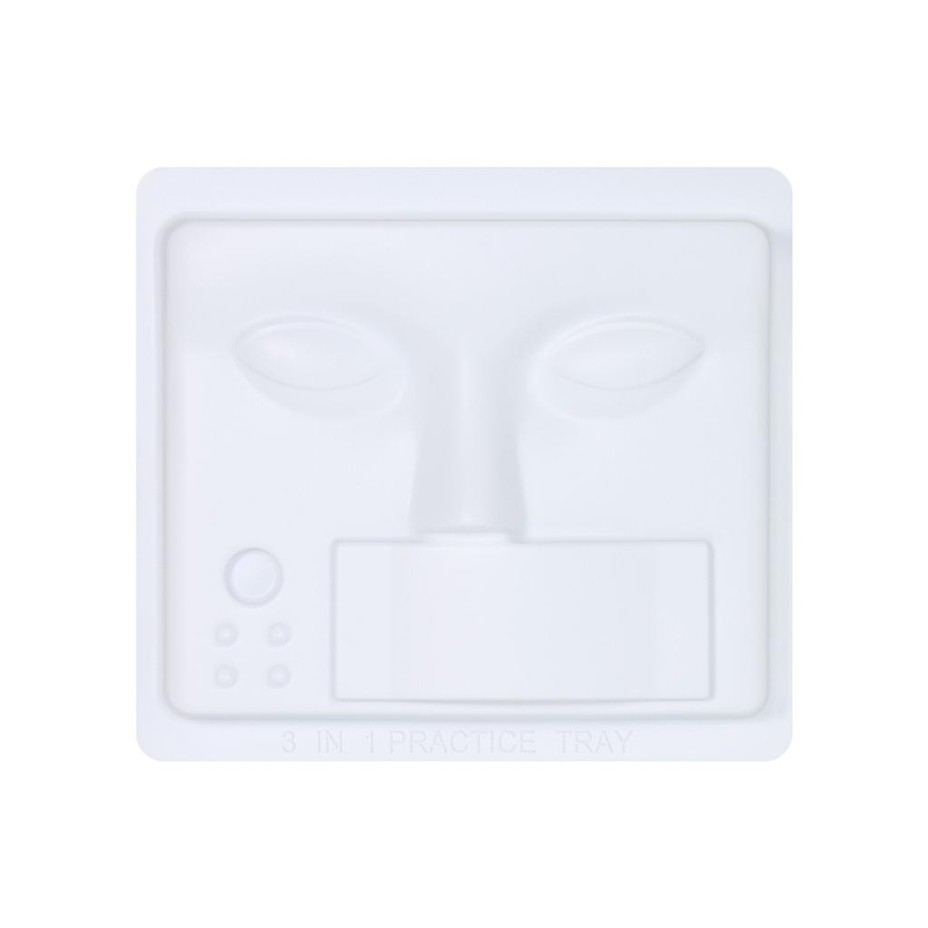 GLAMLASH 1Pcs Handmade Practice Training False Eyelash Extension Plastic Mannequin Model Head Eye Lash Extension Mannequin Head