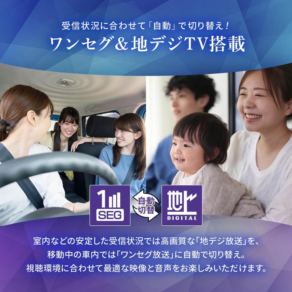 Terrestrial Digital Portable DVD Player Full Seg Compatible Recording Function with Rear Disc Car Back Included 3 Power Supply Methods Power Sub