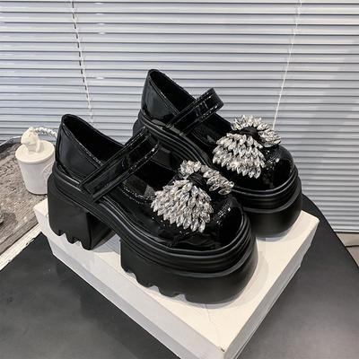 Модные 10 см Блестящие Шлепанцы с бантом-бабочкой Слипоны Сандалии на платформе и танкетке 2025 Женские летние дышащие туфли на высоком каблуке Массивные кроссовки Женские