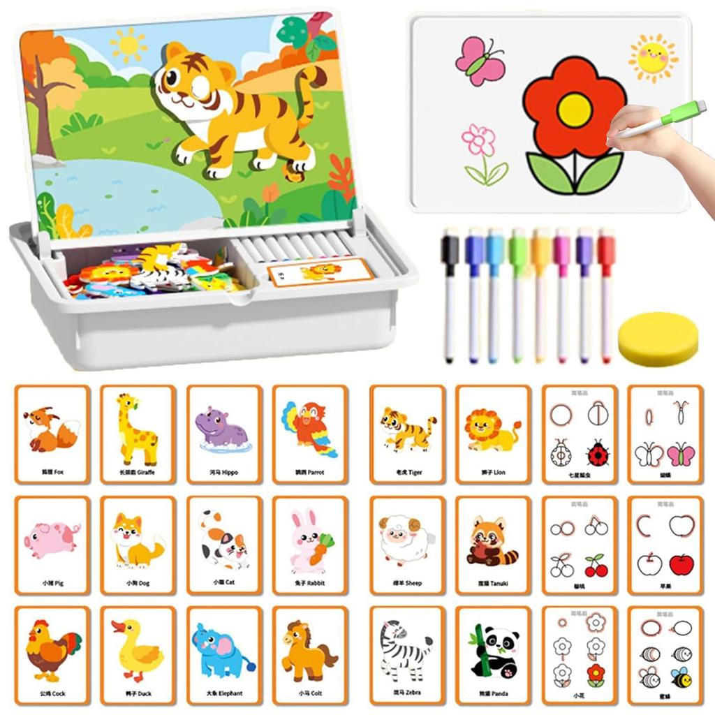 Детский пазл Черты лица Магнитный пазл Магнитная наклейка Запасная игрушка Пазл